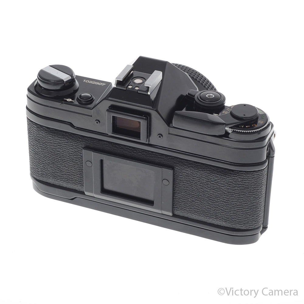 Canon AE-1 35mm Black Camera w/ 50mm f1.8 Prime Lens -CLA'd- [EXC+] image 3