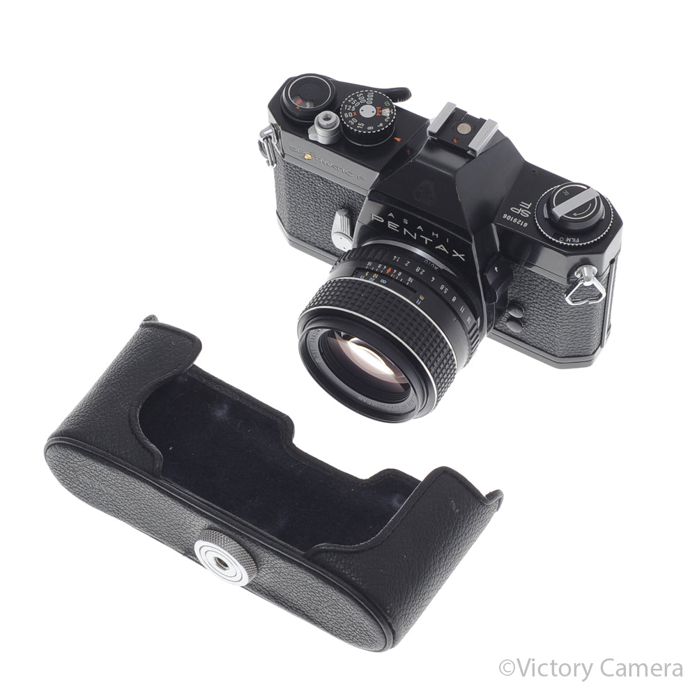 Pentax Spotmatic F SP Black 35mm Film Camera 50mm f1.4 Lens [EXC-] image 7
