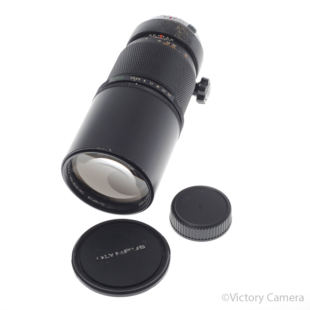 Olympus OM 300mm f4.5 F.Zuiko Auto-T Telephoto Lens -Bad ap. Good Glass- [AS-IS] image 5