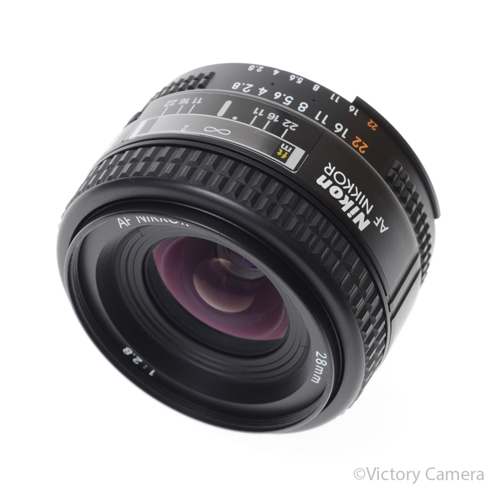 Nikon AF Nikkor 28mm f2.8 D Autofocus Prime Wide Angle Lens [MINT-] - Victory Camera