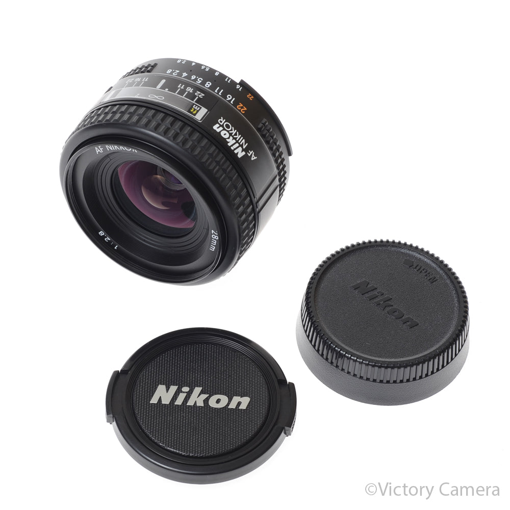 Nikon AF Nikkor 28mm f2.8 D Autofocus Prime Wide Angle Lens [MINT-] image 5