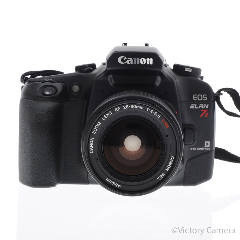 Canon EOS Elan 7E Autofocus EF Mount FILM Camera Body w/ 28-90mm Lens [EXC+] image 1