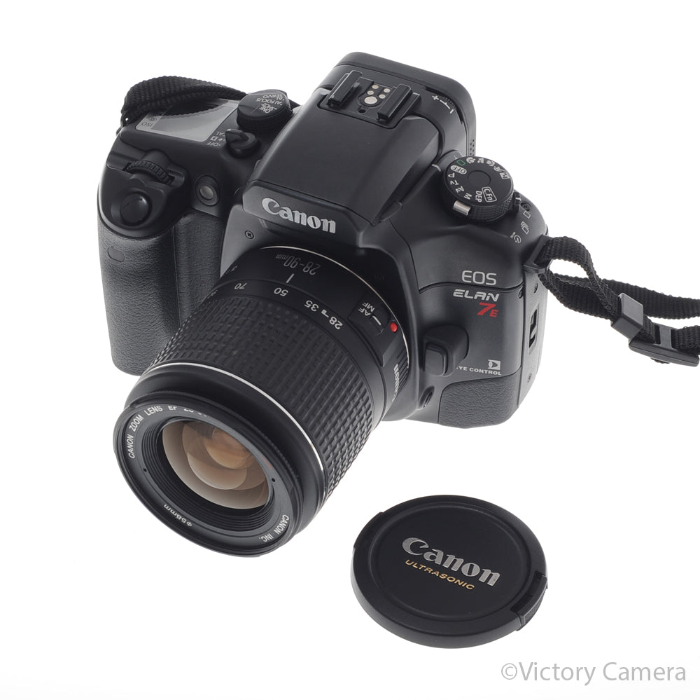 Canon EOS Elan 7E Autofocus EF Mount FILM Camera Body w/ 28-90mm Lens [EXC+] image 5
