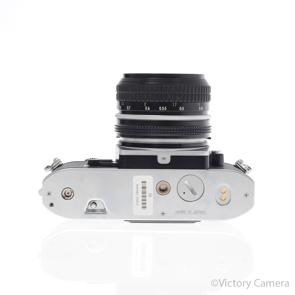 Nikon FG-20 FG20 35mm Camera w/ 50mm f2 AI Prime Lens [EXC] image 4
