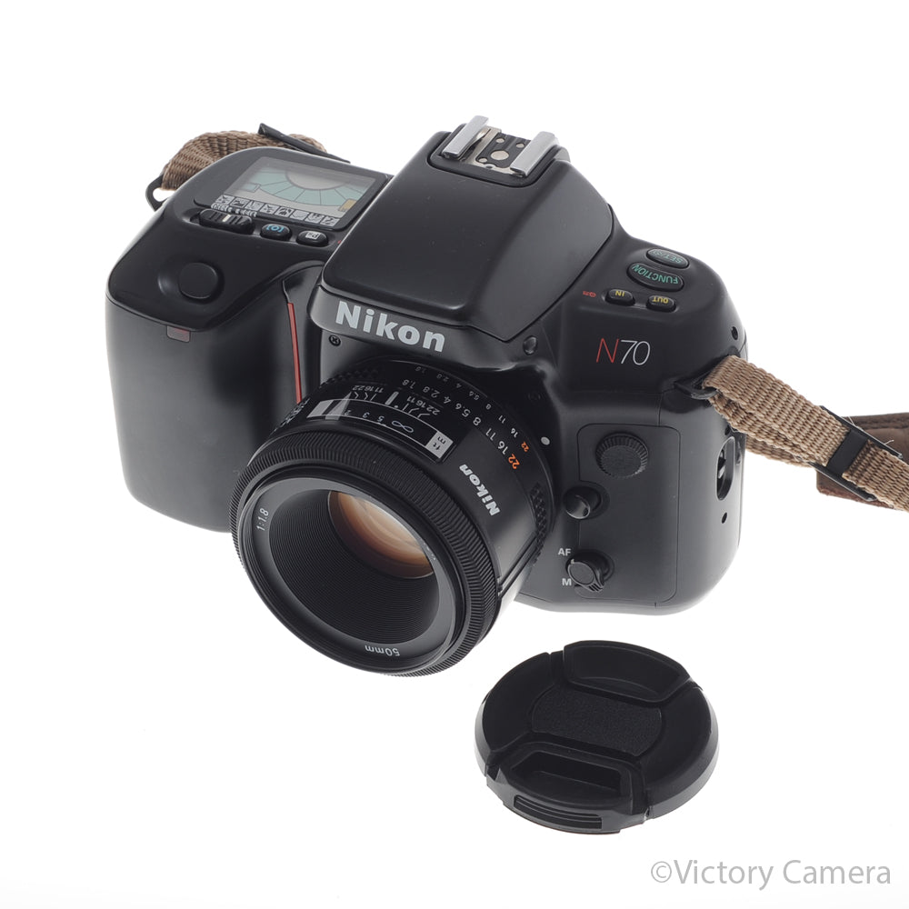 Nikon N70 35mm AF SLR Film Camera w/ 50mm f1.8 Prime Lens [EXC] image 5