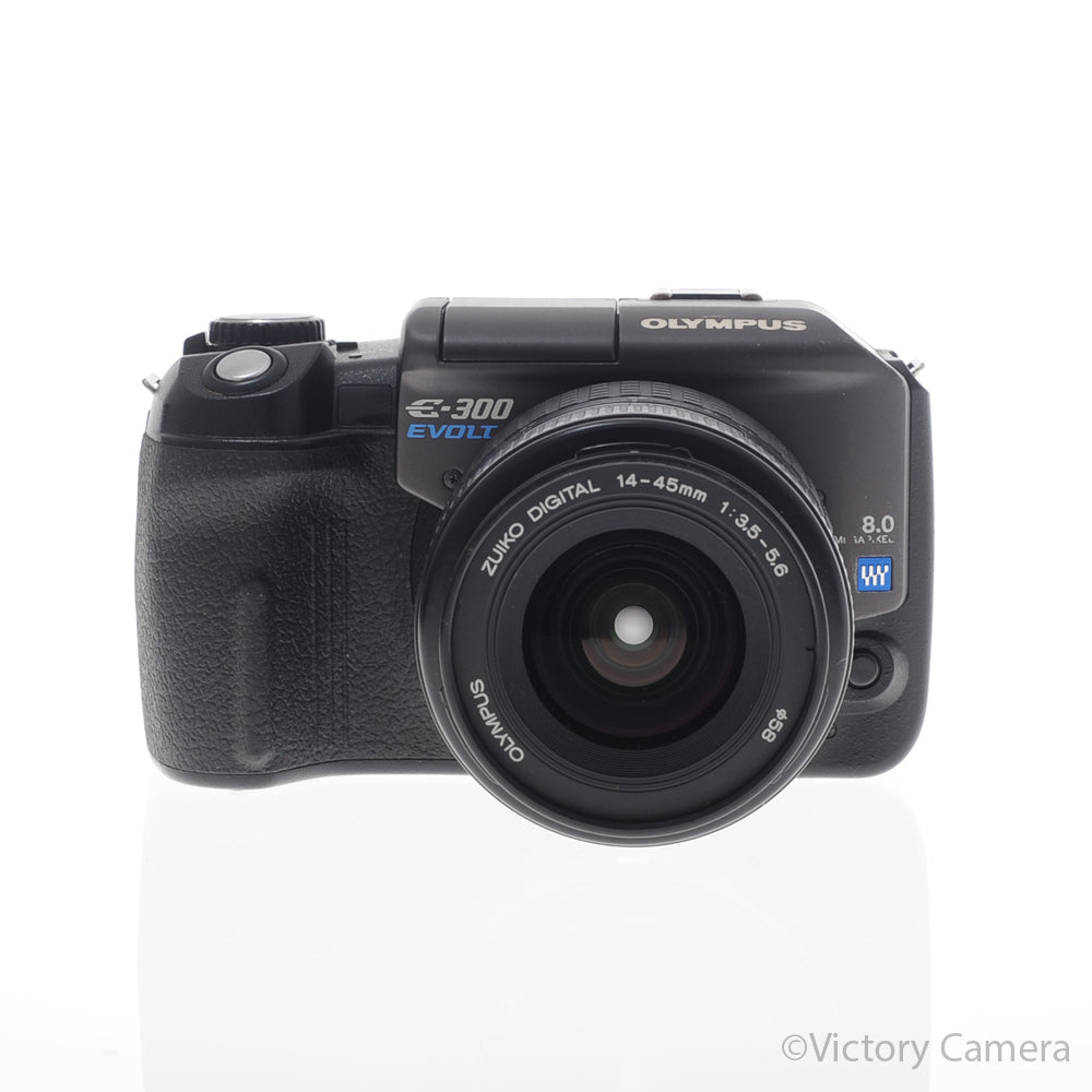 Olympus EVOLT E-300 8MP DSLR Camera w/ 14-45mm Zoom Lens [EXC] image 1