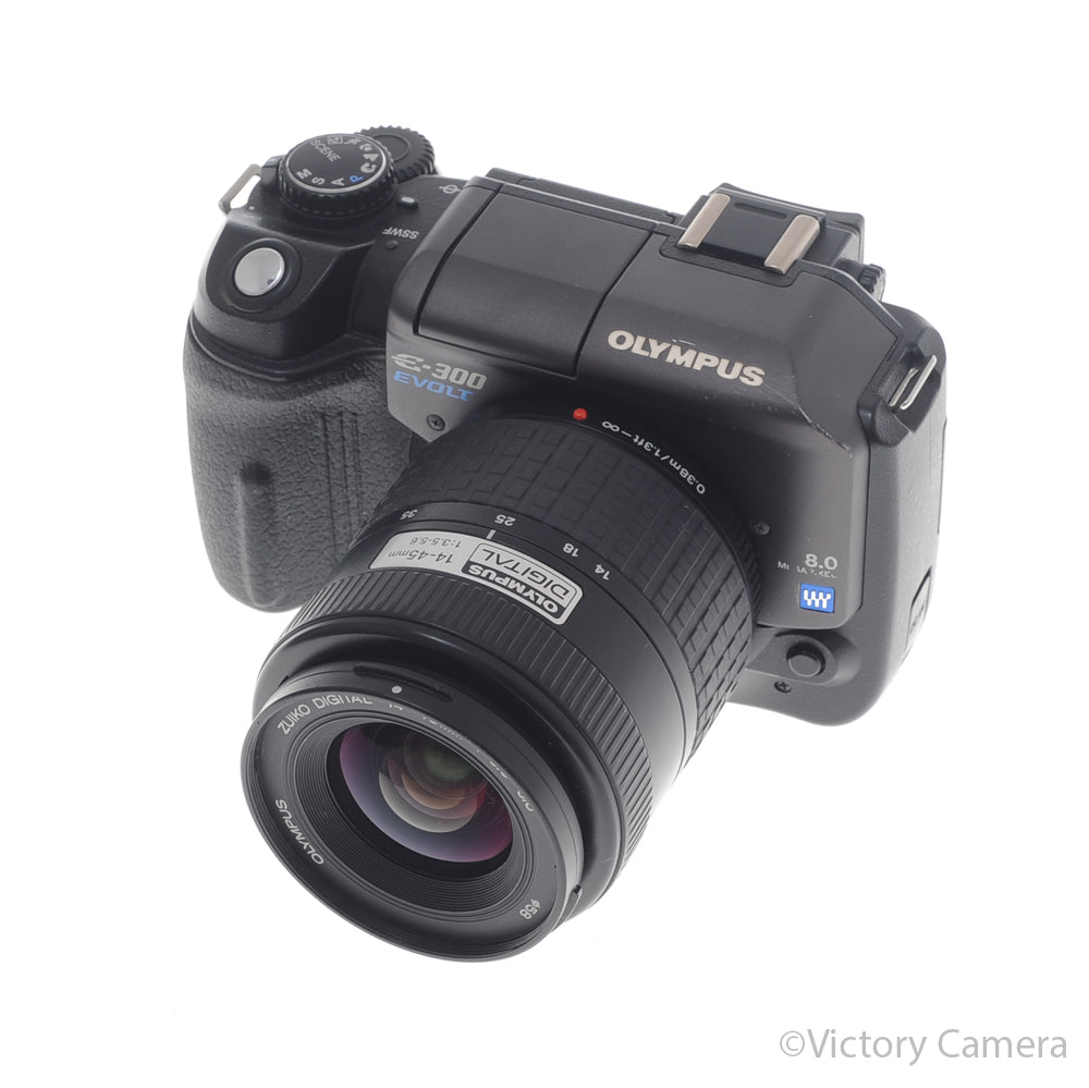 Olympus EVOLT E-300 8MP DSLR Camera w/ 14-45mm Zoom Lens [EXC] image 2
