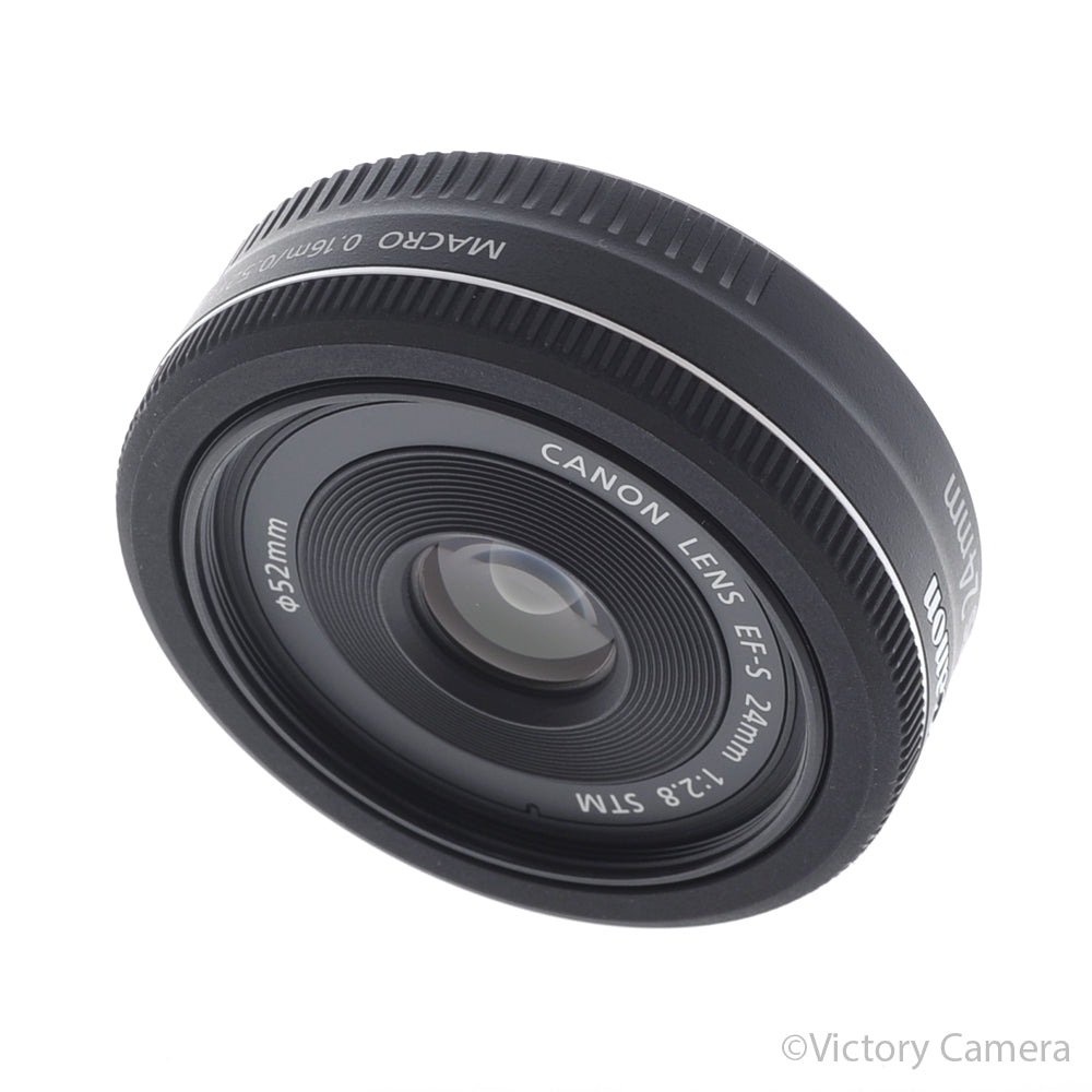 Canon EF-S 24mm f2.8 STM Pancake Wide Angle Prime Lens [EXC+] image 1