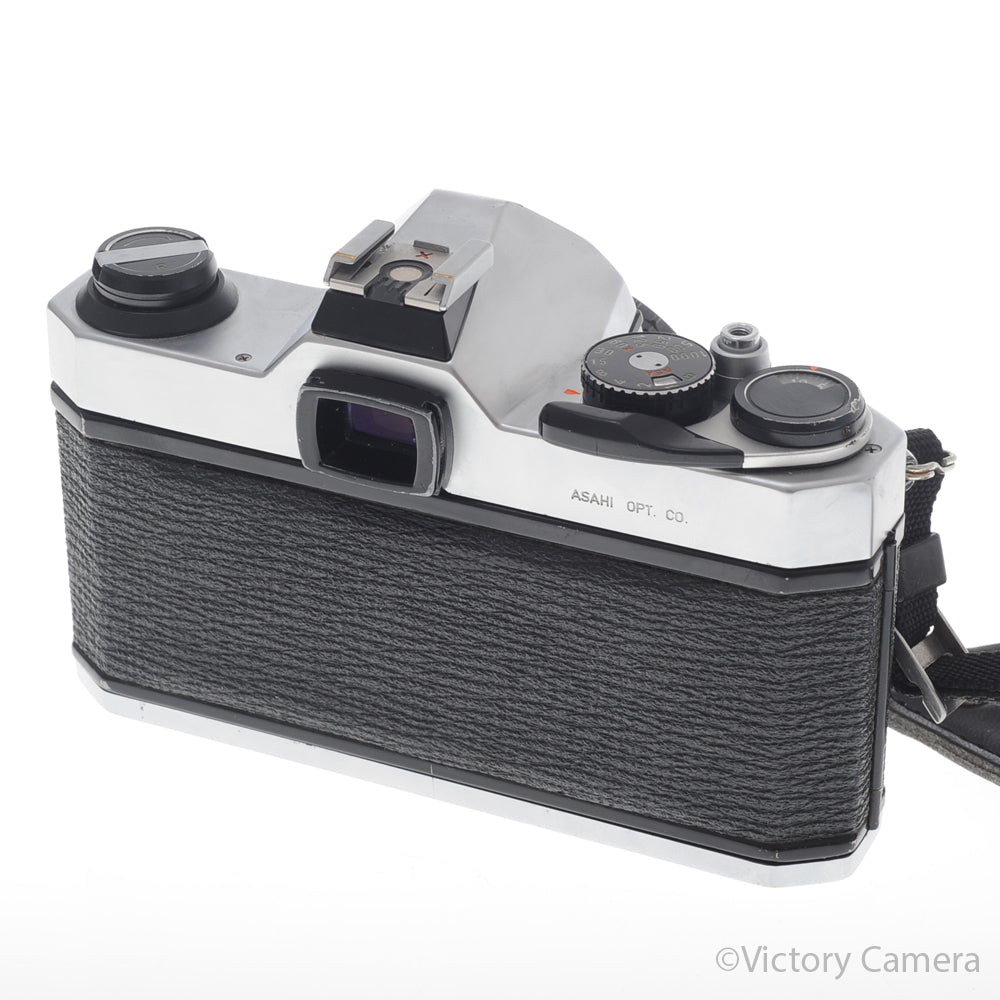 Pentax K1000 Chrome 35mm Film Camera w/ 50mm f2 Lens [EXC] image 3