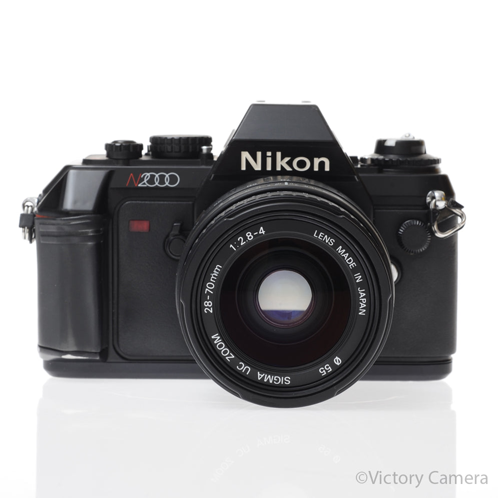 Nikon N2000 35mm Film Camera w/ 28-70mm Zoom Lens [EXC] - Victory Camera