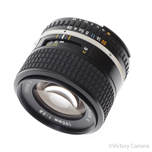 Nikon Series E 100mm f2.8 AI-S Telephoto Prime Lens [EXC+] - Victory Camera
