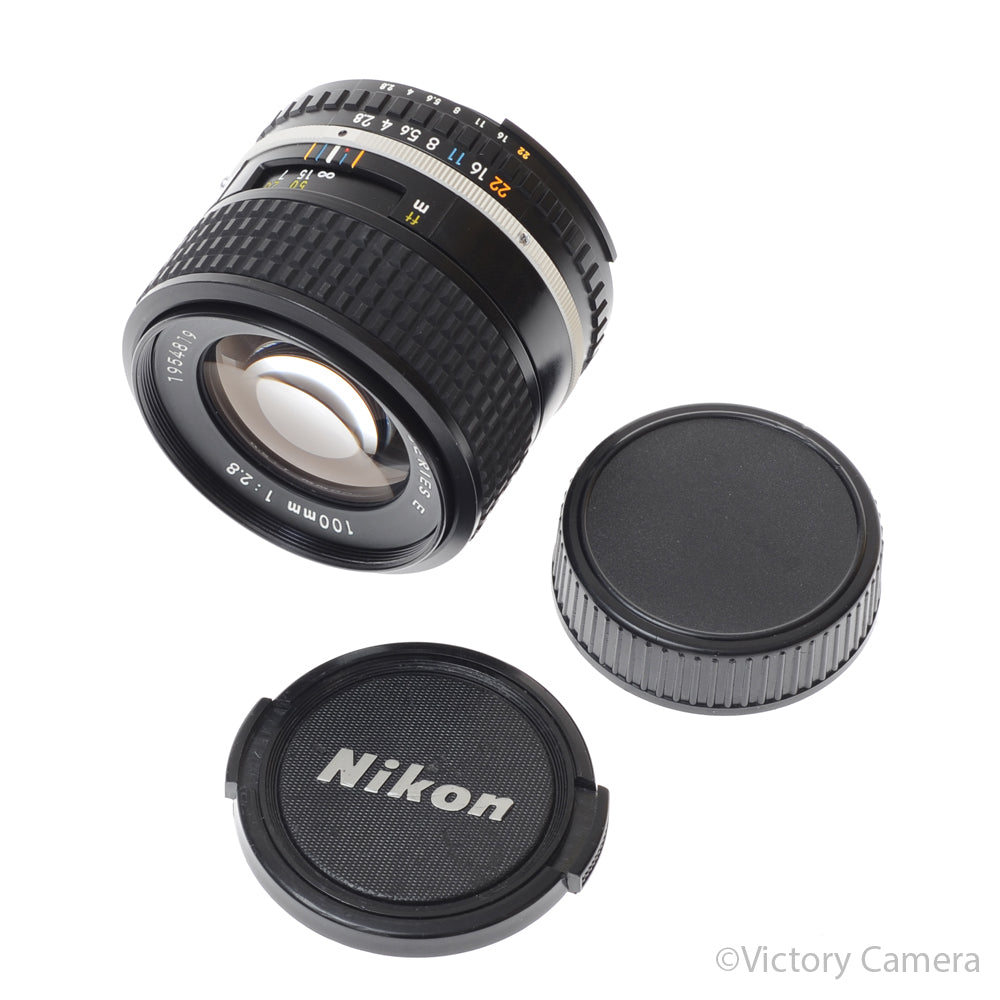Nikon Series E 100mm f2.8 AI-S Telephoto Prime Lens [EXC+] - Victory Camera