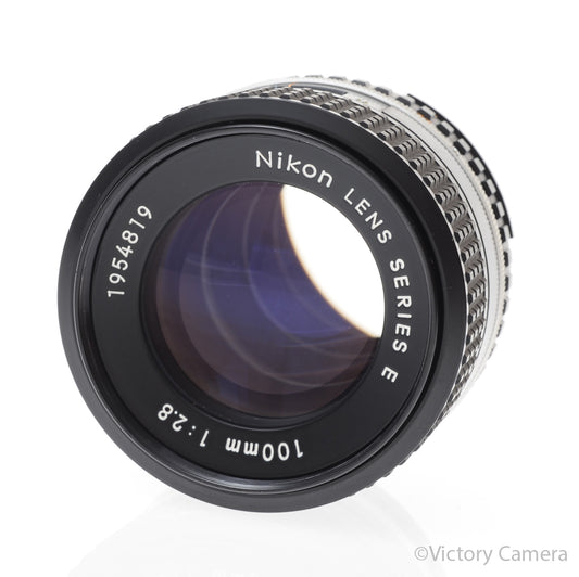 Nikon Series E 100mm f2.8 AI-S Telephoto Prime Lens [EXC+] - Victory Camera