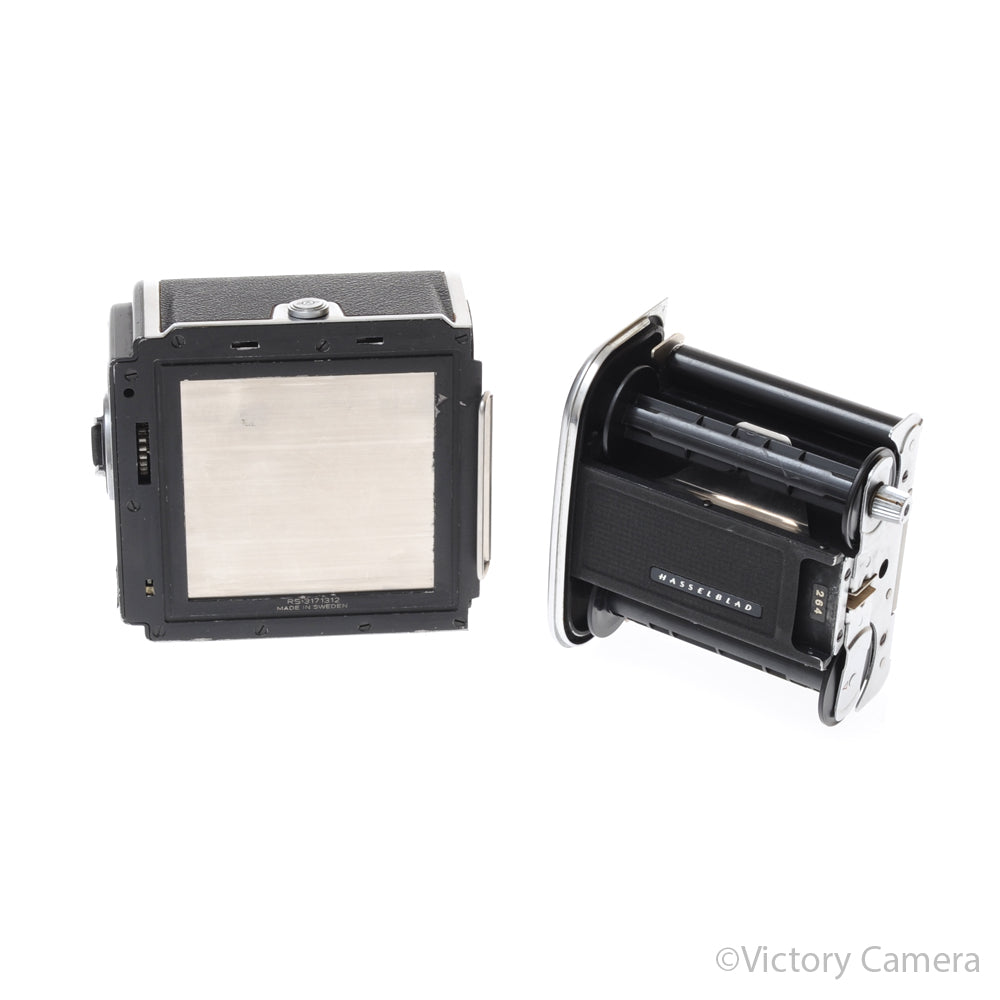 Hasselblad A12 Camera Chrome / Black "Panda"  Film Back [GOOD] image 7