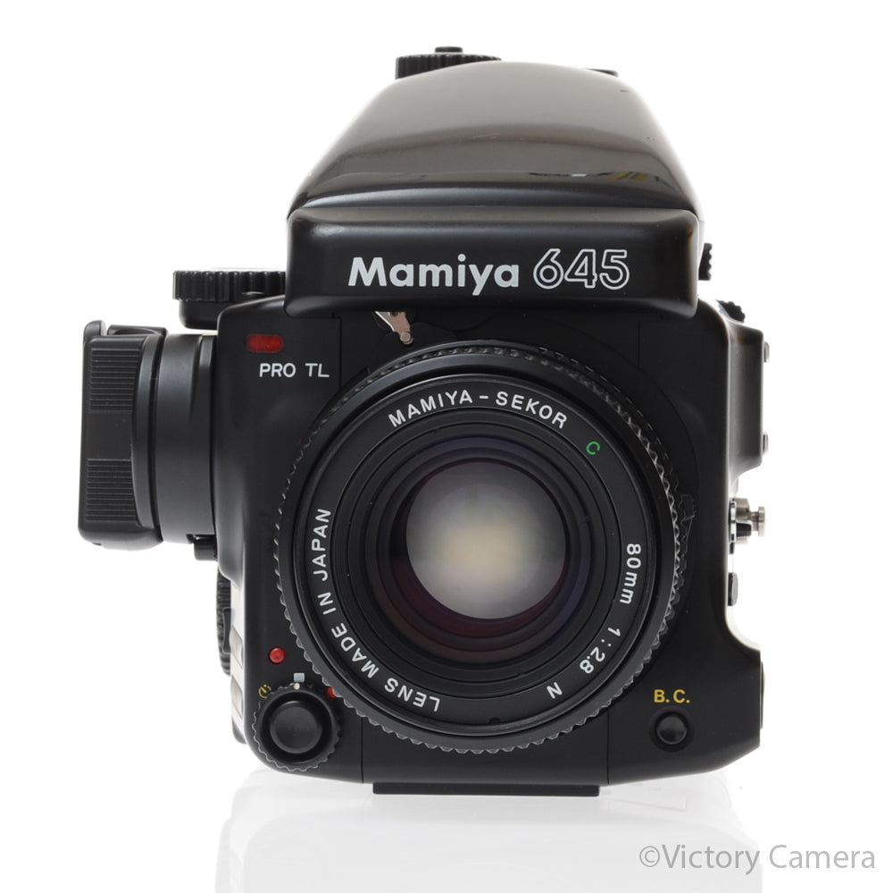 Mamiya 645 Pro TL Camera AE Metered Prism FE401 80mm f2.8 Lens [EXC-] image 1