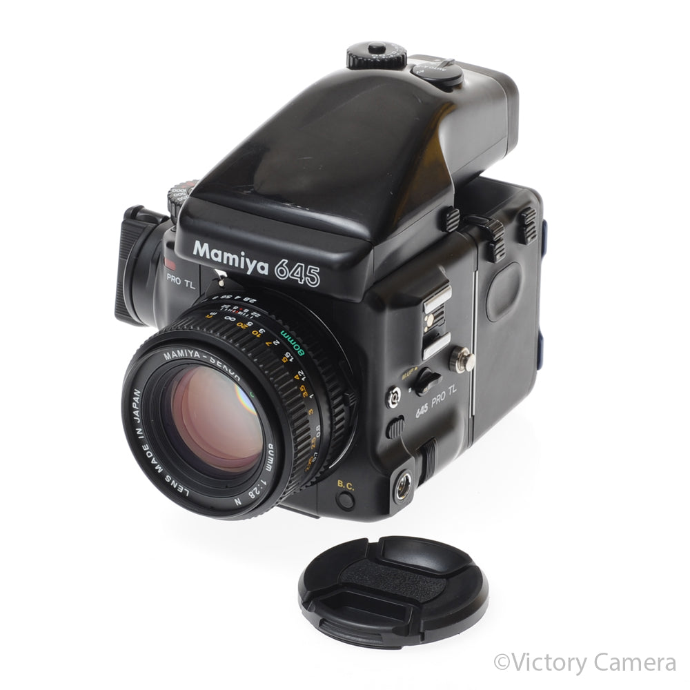 Mamiya 645 Pro TL Camera AE Metered Prism FE401 80mm f2.8 Lens [EXC-] image 7