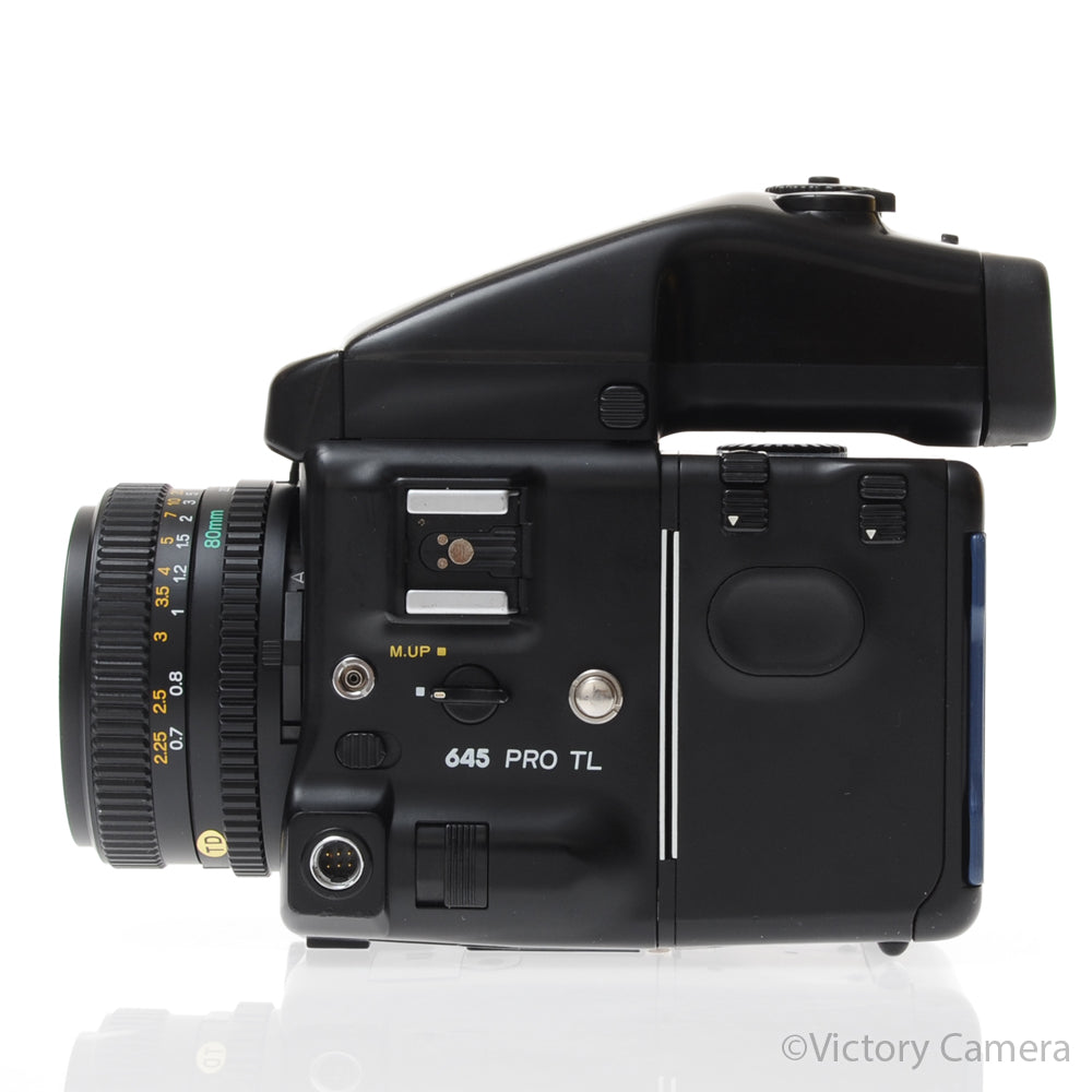 Mamiya 645 Pro TL Camera AE Metered Prism FE401 80mm f2.8 Lens [EXC-] image 4