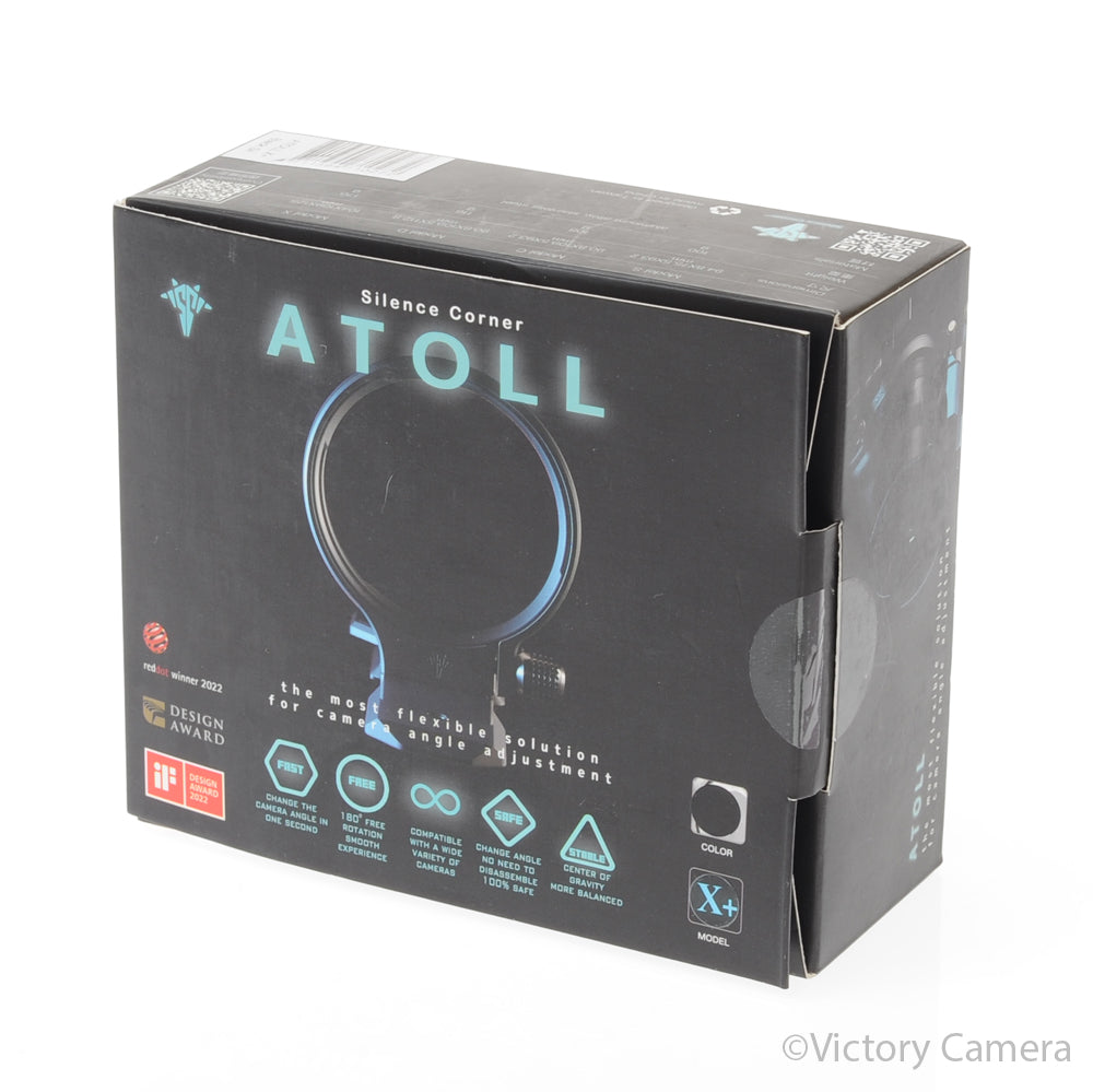 Silence Corner Atoll X - Black  Rotating Collar for Large Camera [MINT] - Victory Camera