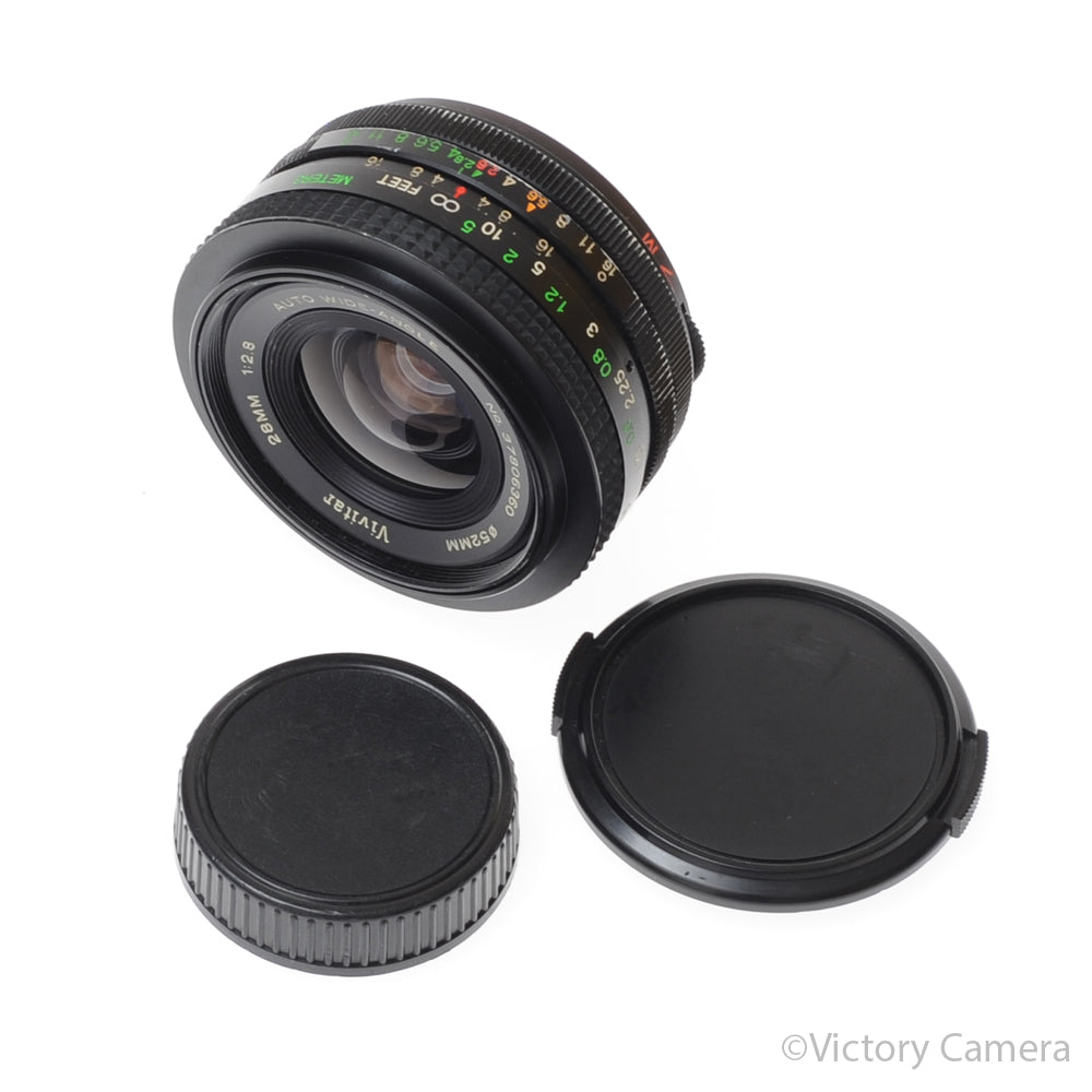 Vivitar 28mm f2.8 Wide Angle Lens for Pentax M42 Screw Mount [EXC-] - Victory Camera