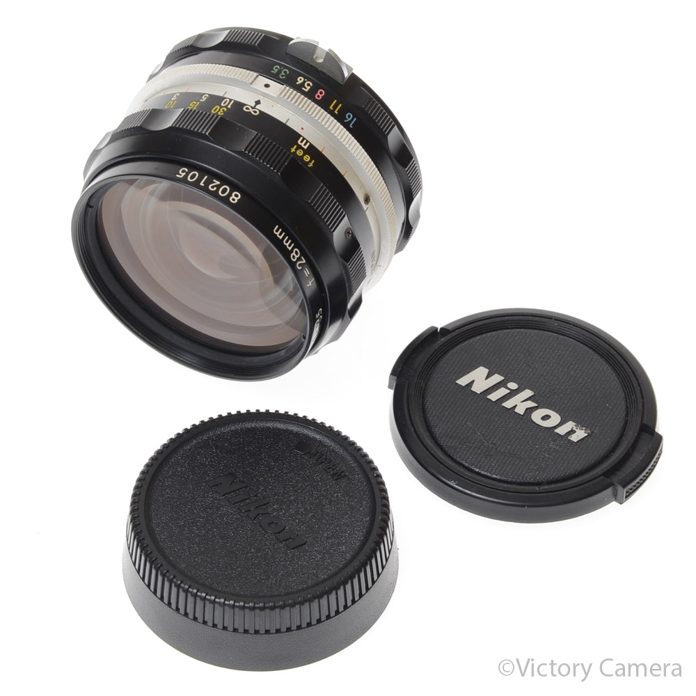 Nikon Nikkor-H 2.8cm 28mm f3.5 non-AI Wide Angle Lens [EXC+] image 5