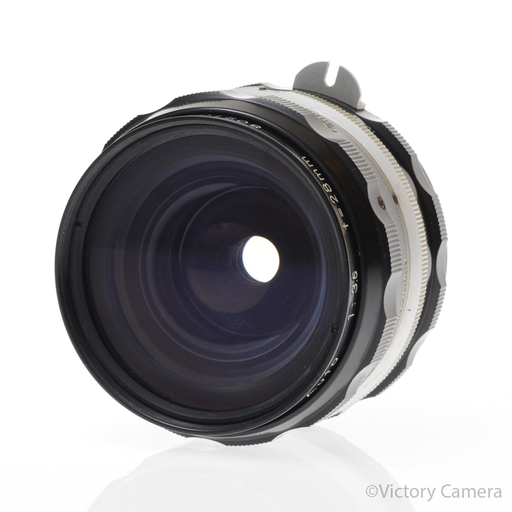Nikon Nikkor-H 2.8cm 28mm f3.5 non-AI Wide Angle Lens [EXC+] image 2
