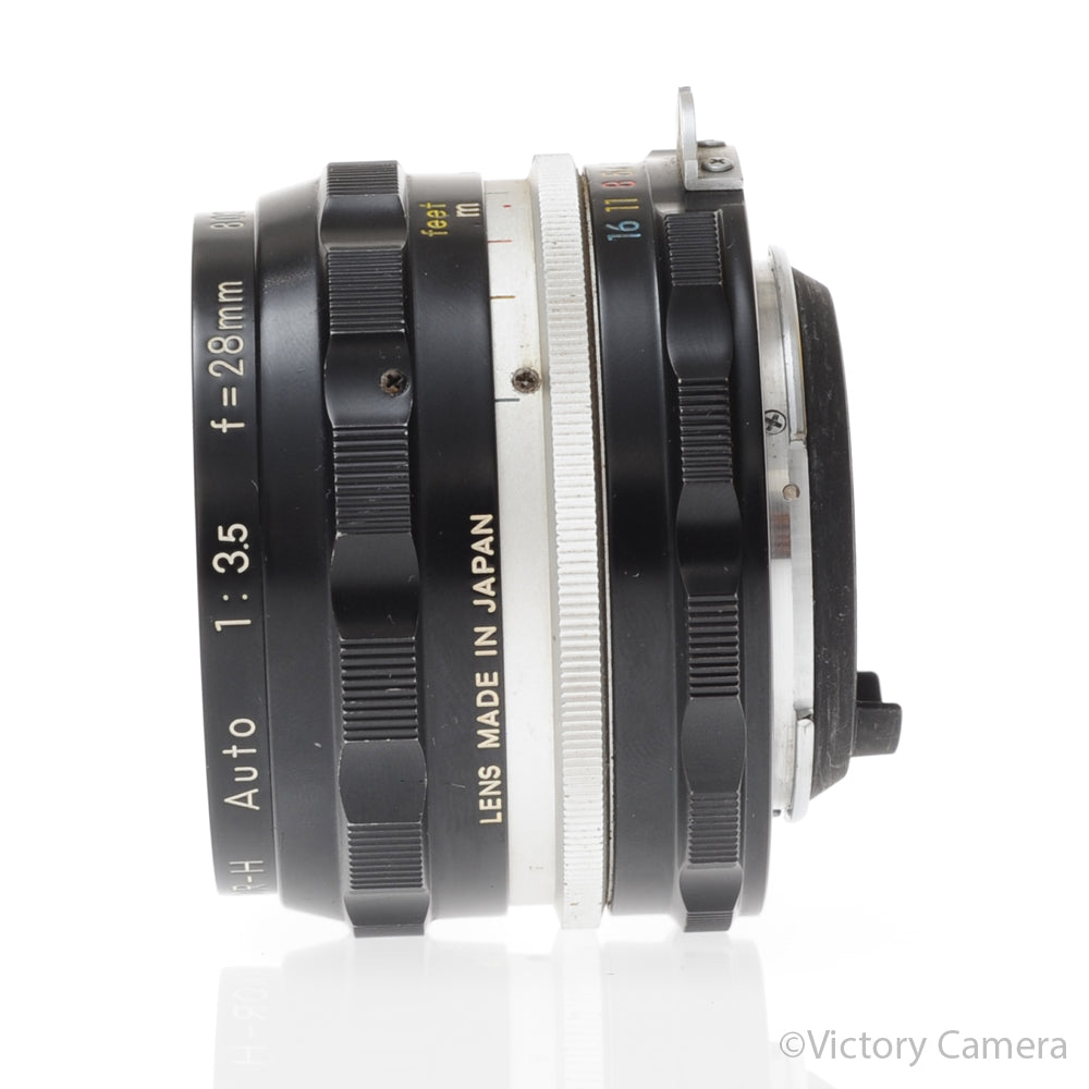 Nikon Nikkor-H 2.8cm 28mm f3.5 non-AI Wide Angle Lens [EXC+] image 4