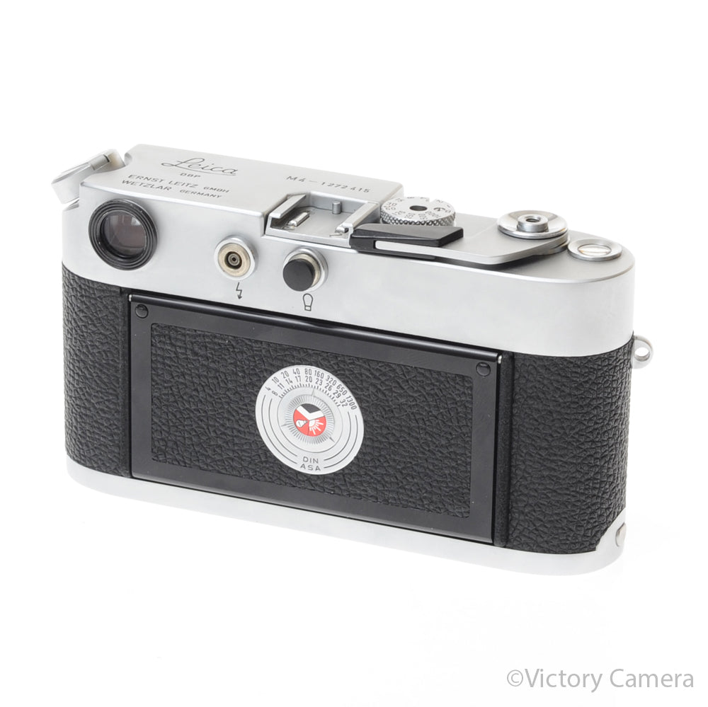 Leica M4 Classic Chrome 35mm Rangefinder Camera Body -YYE CLA- [EXC] image 4