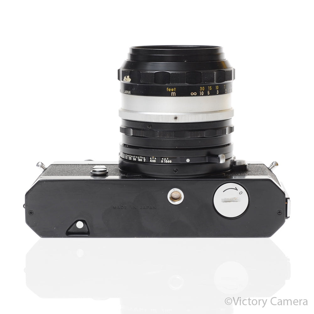 Nikon Nikkormat FT2 Black 35mm SLR w/ 50mm f1.4 Prime Lens [EXC] image 4