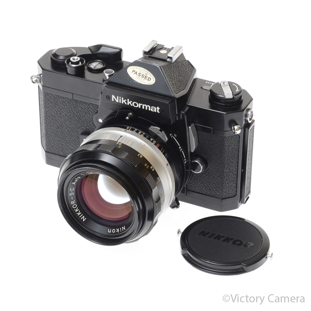Nikon Nikkormat FT2 Black 35mm SLR w/ 50mm f1.4 Prime Lens [EXC] image 5