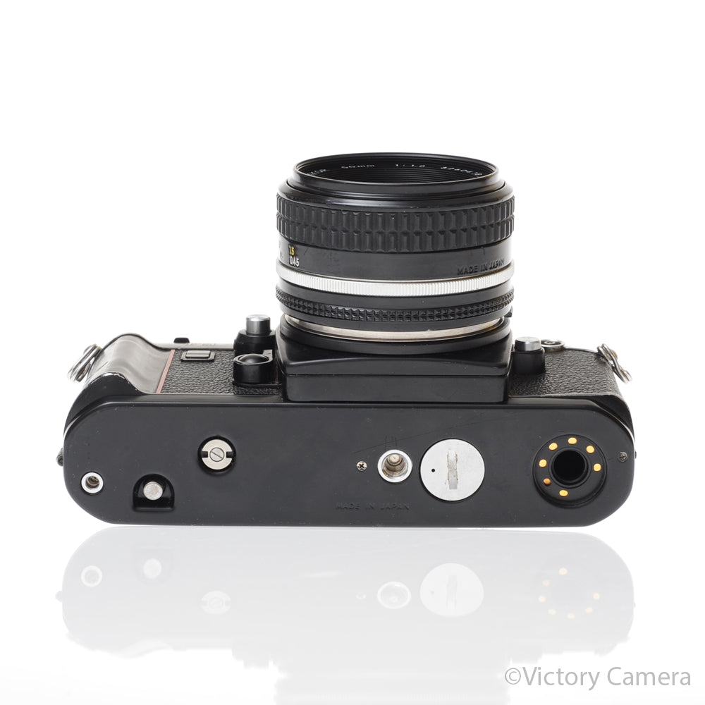 Nikon F3 HP F3HP 35mm Film Camera w/ Nikon 50mm f1.8 AI-S Lens [EXC-] - Victory Camera
