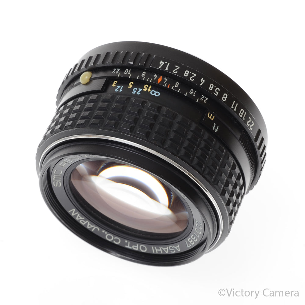 Pentax SMC 50mm f1.4 Prime Lens for K Mount [EXC] - Victory Camera