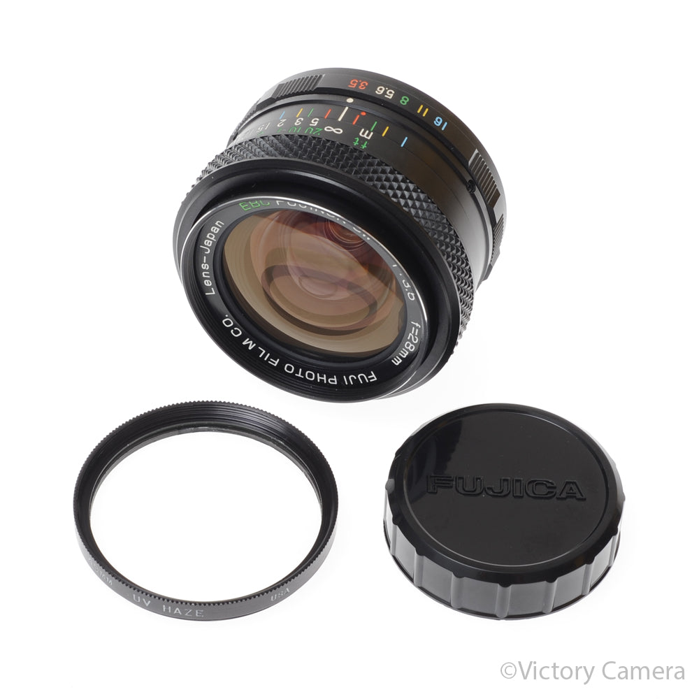 Fuji Fujinon-SW 28mm f3.5 EBC Wide Angle Lens for M42 Screw Mount [EXC] image 5