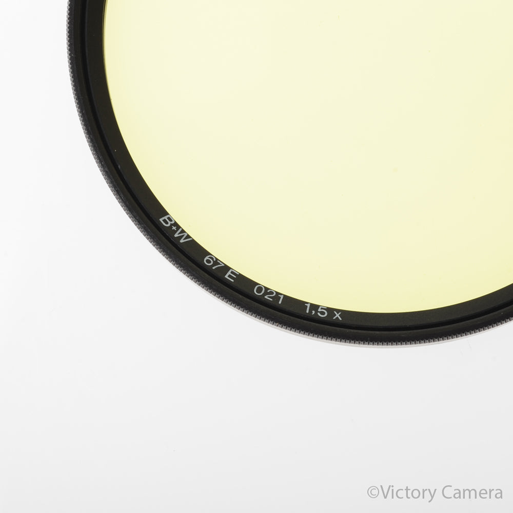 B+W 67E 67mm 021 1.5x Yellow Filter [EXC] image 3