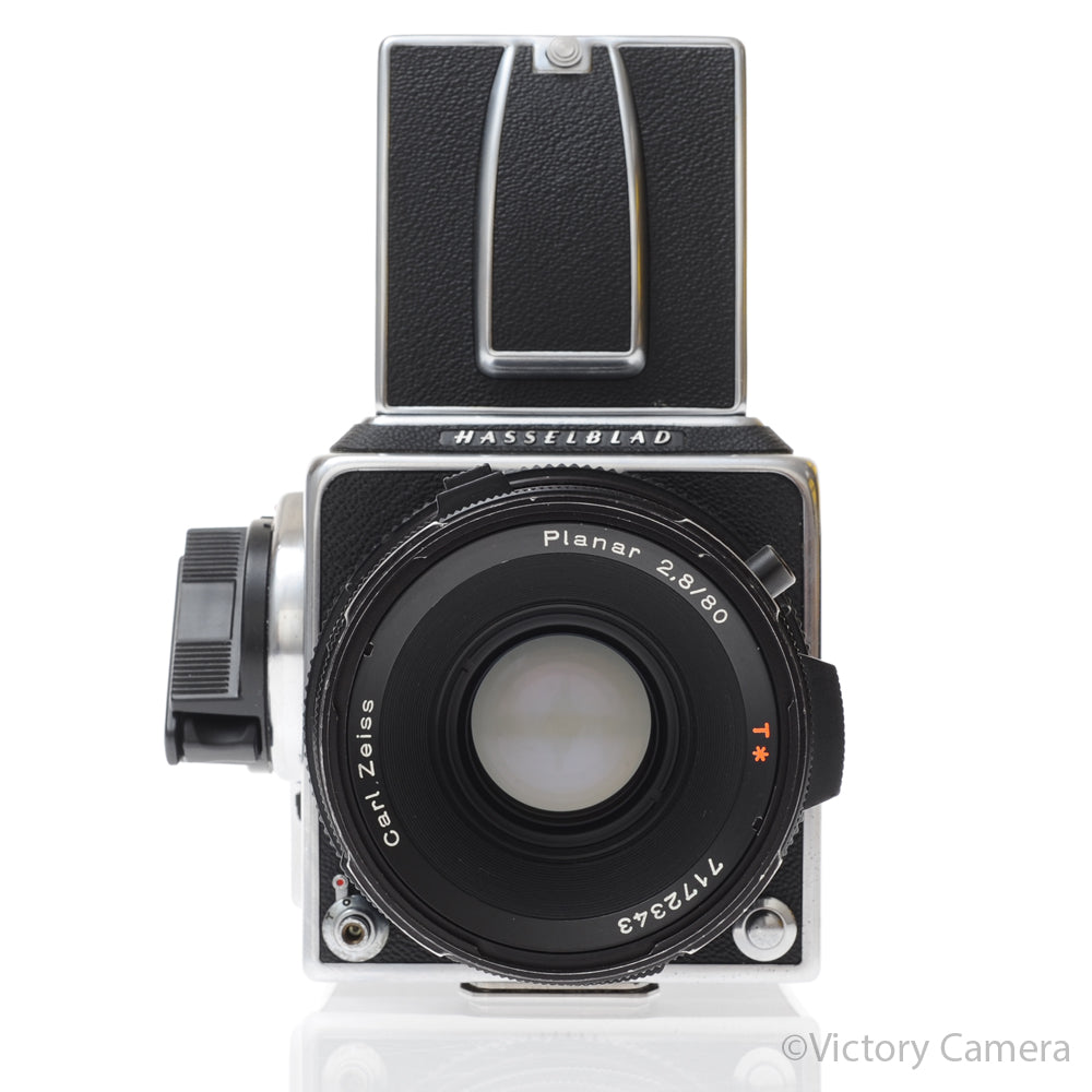 Hasselblad 500c/m Chrome Medium Format Camera w/ 80mm T* Lens A12 [EXC] image 1