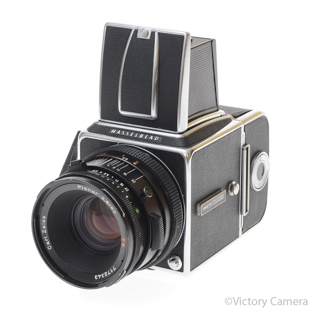 Hasselblad 500c/m Chrome Medium Format Camera w/ 80mm T* Lens A12 [EXC] image 2