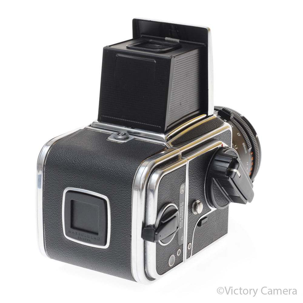 Hasselblad 500c/m Chrome Medium Format Camera w/ 80mm T* Lens A12 [EXC] image 3