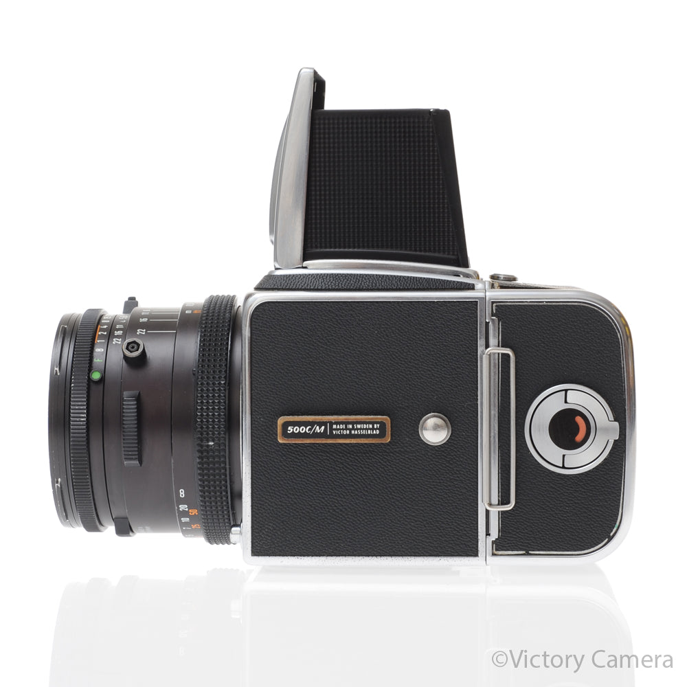 Hasselblad 500c/m Chrome Medium Format Camera w/ 80mm T* Lens A12 [EXC] image 5
