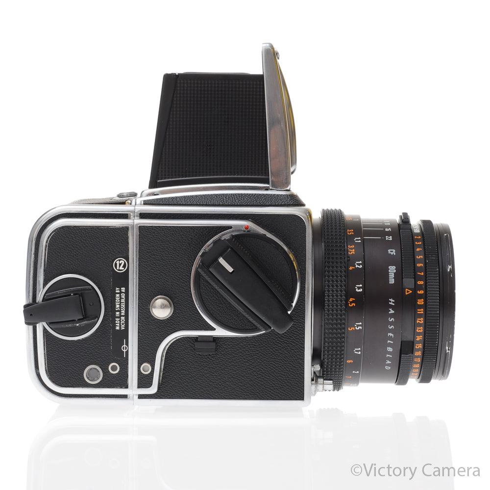 Hasselblad 500c/m Chrome Medium Format Camera w/ 80mm T* Lens A12 [EXC] image 6