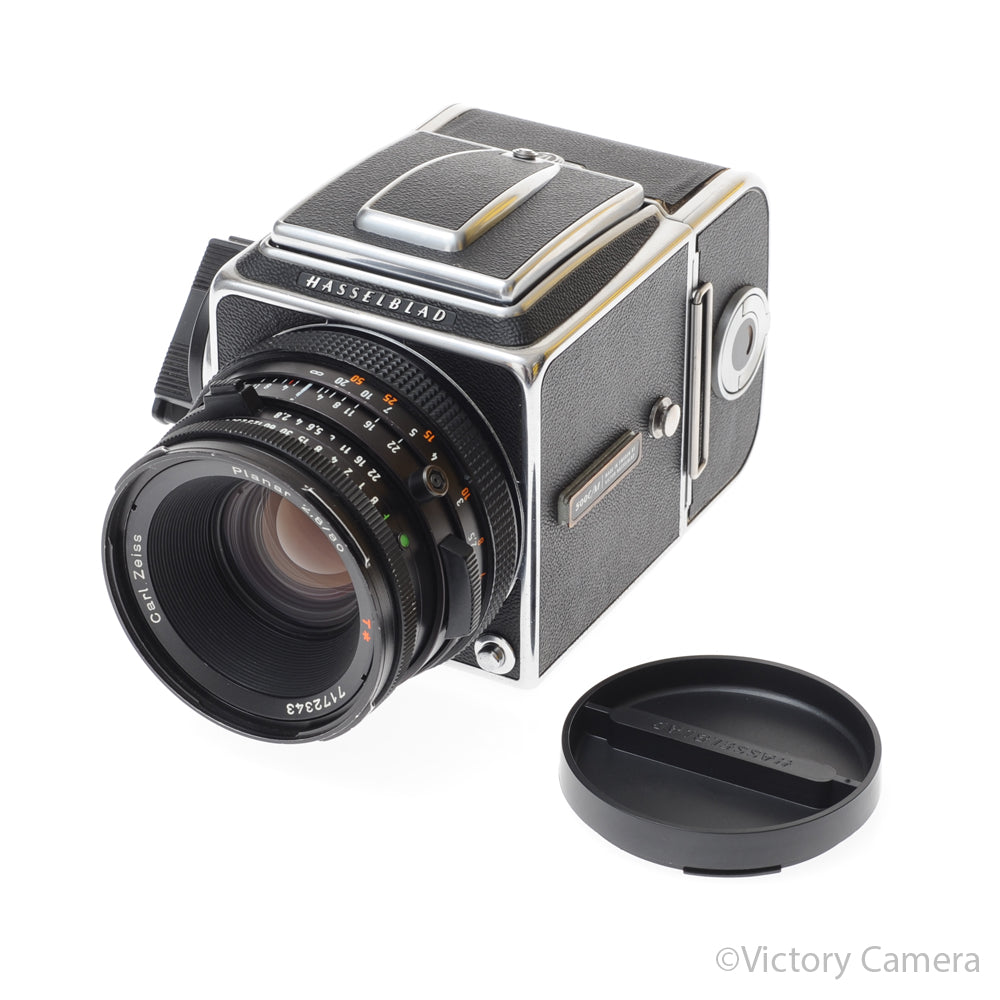 Hasselblad 500c/m Chrome Medium Format Camera w/ 80mm T* Lens A12 [EXC] image 8