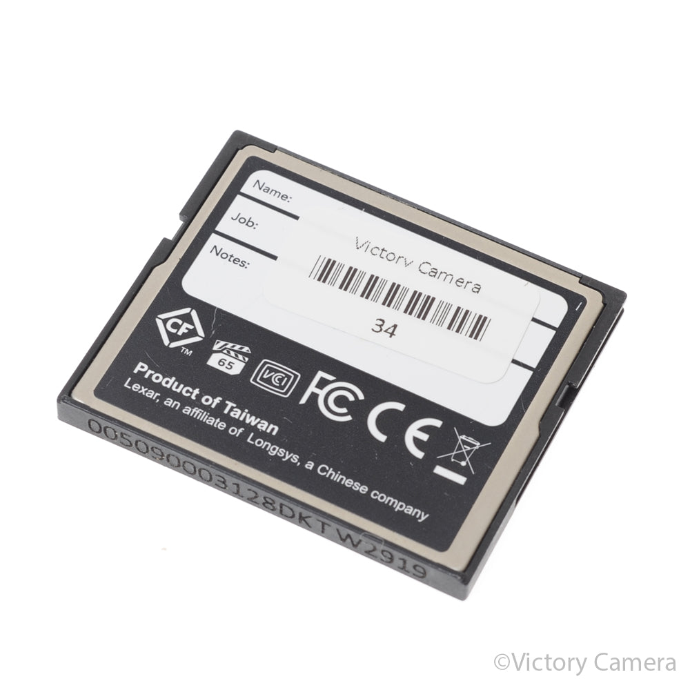 Lexar Professional 128GB 160MB/s Compact Flash UDMA 7 CF Card [EXC+] image 2