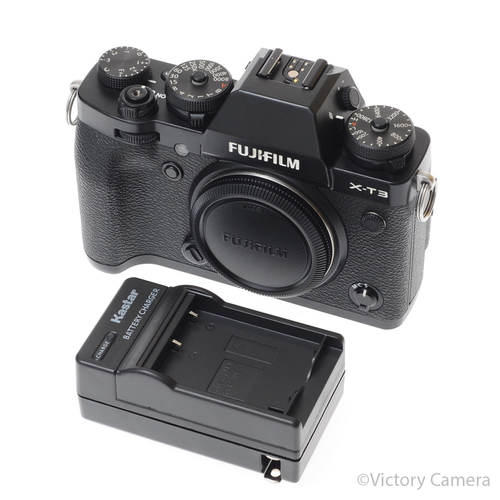 FUJI Fujifilm X-T3 XT3 26.1MP Black Mirrorless Camera Body [EXC+] image 6