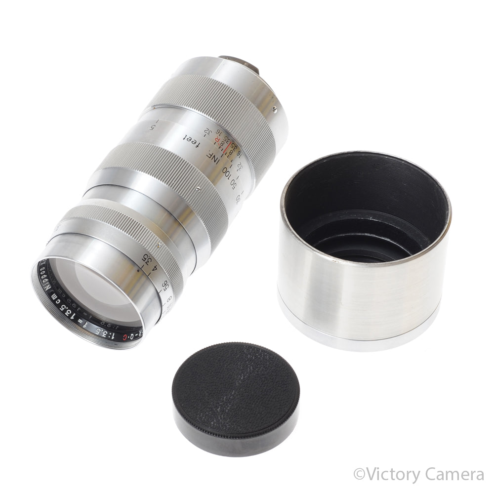 Nikon Nikkor-Q.C 13.5cm 135mm f3.5 S Mount Rangefinder Lens [EXC-] image 5