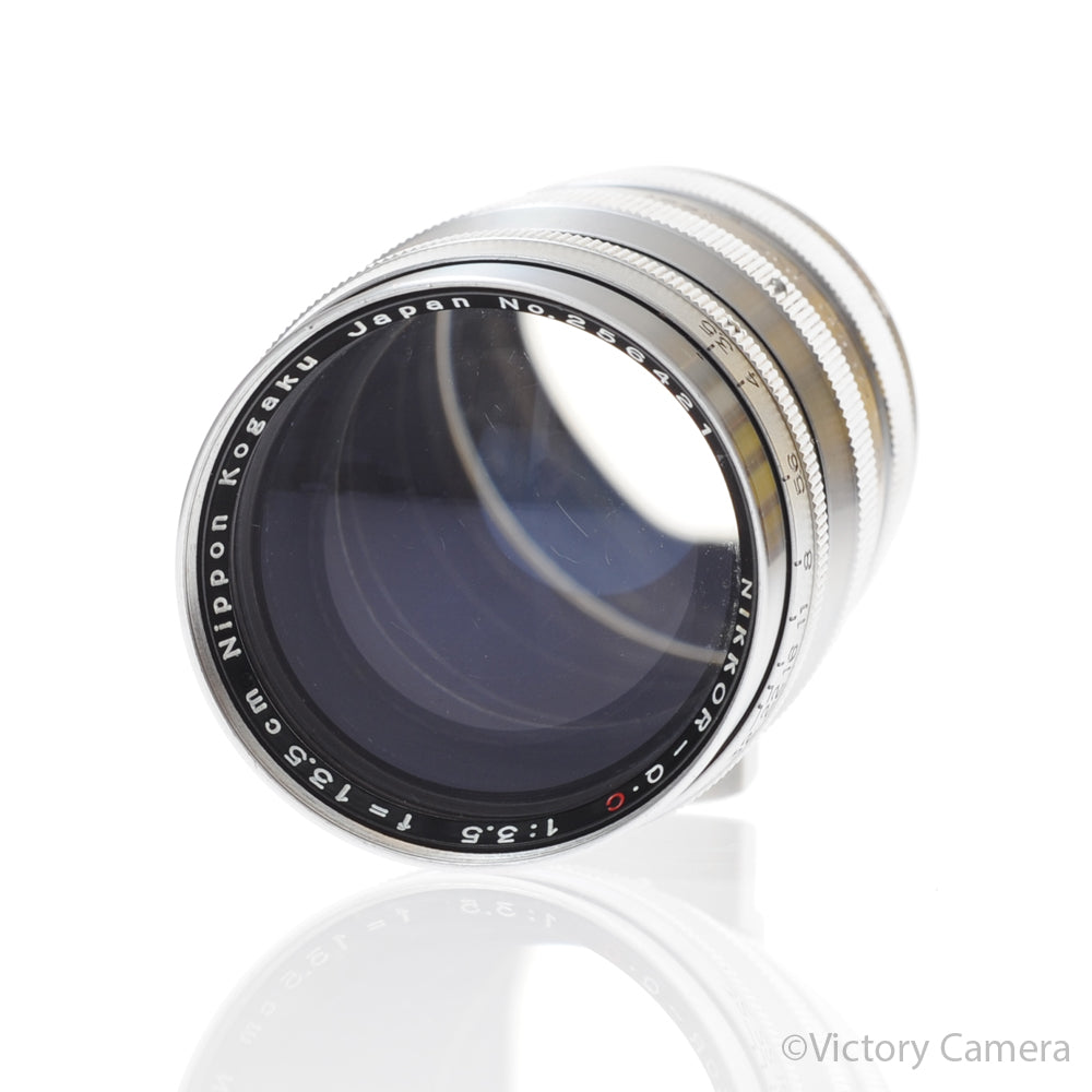 Nikon Nikkor-Q.C 13.5cm 135mm f3.5 S Mount Rangefinder Lens [EXC-] image 2
