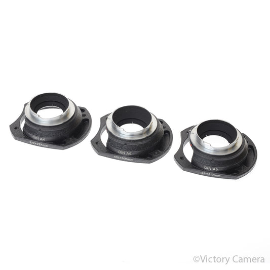 Leica Leitz BOOWU-M Four Legged Copy Stand 3 Adapters [EXC+] image 1