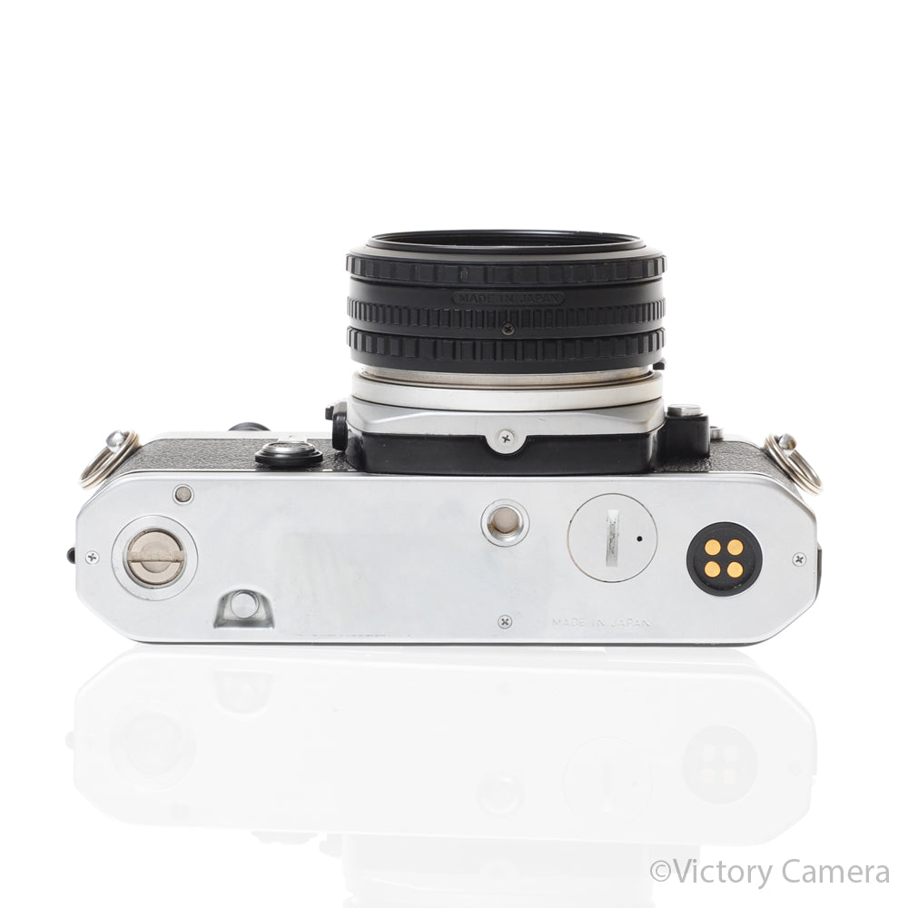 Nikon FE Chrome 35mm Film Camera 50mm f1.8 AI-S Lens [EXC] image 4