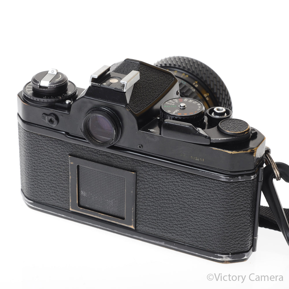 Nikon FE Black 35mm Film Camera w/ 28-70mm Zoom Lens [EXC-] image 3