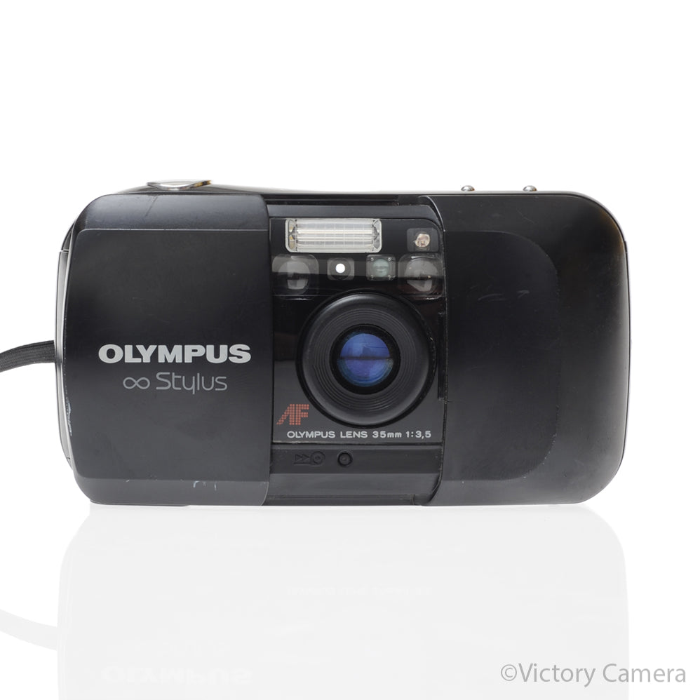 Olympus Stylus 35mm Point & Shoot Film Camera w/ 35mm f3.5 Lens [EXC] image 1