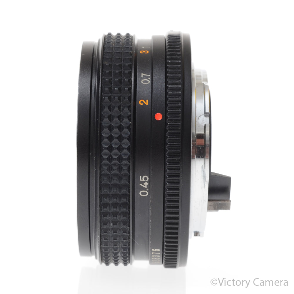 Konica Hexanon AR 40mm f1.8 Manual Focus Prime Lens AR Mount [EXC-] - Victory Camera