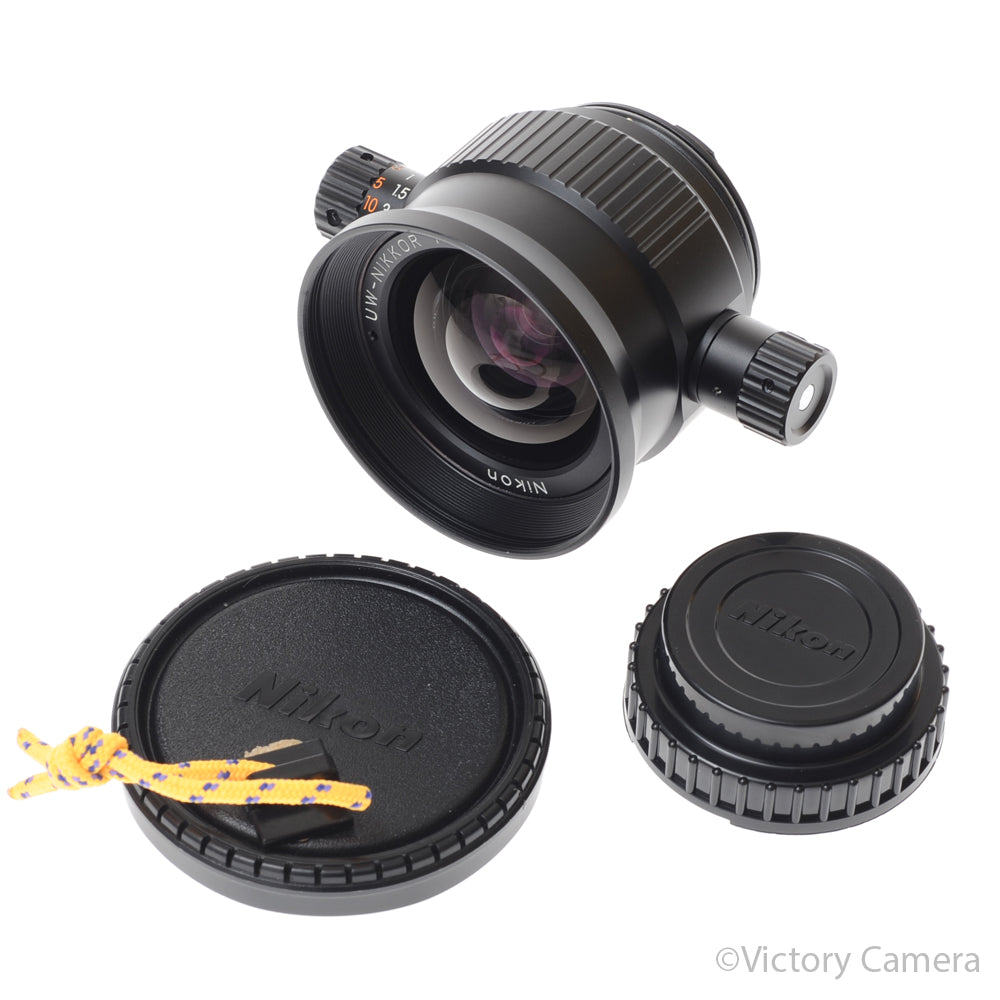 Nikon UW-Nikkor 20mm f2.8 Underwater Lens w/ Finder [EXC+] - Victory Camera