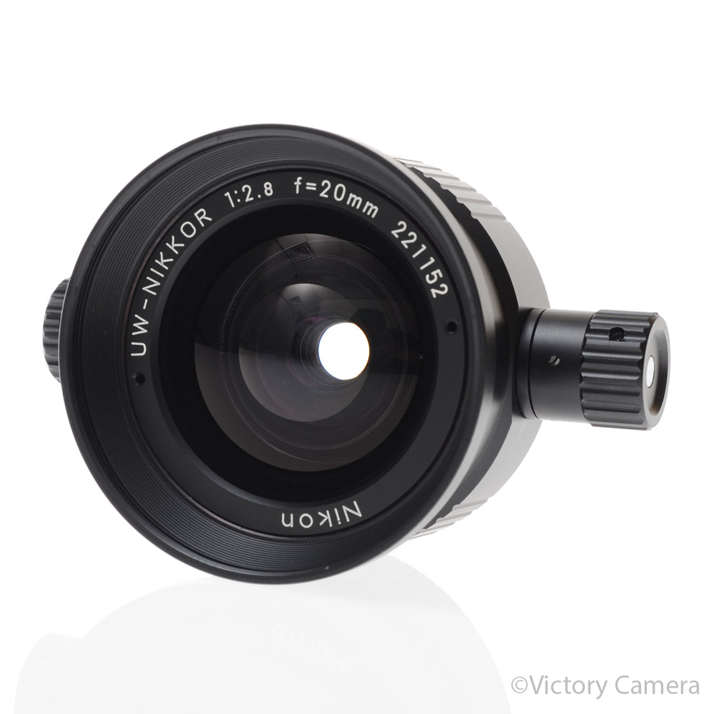 Nikon UW-Nikkor 20mm f2.8 Underwater Lens w/ Finder [EXC+] - Victory Camera